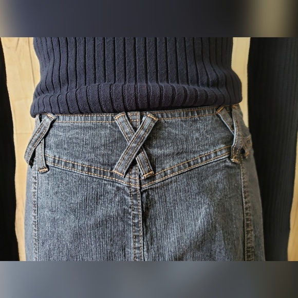 Stephen Hardy Squeeze Vintage Dark Denim Skirt - Picture 3 of 5